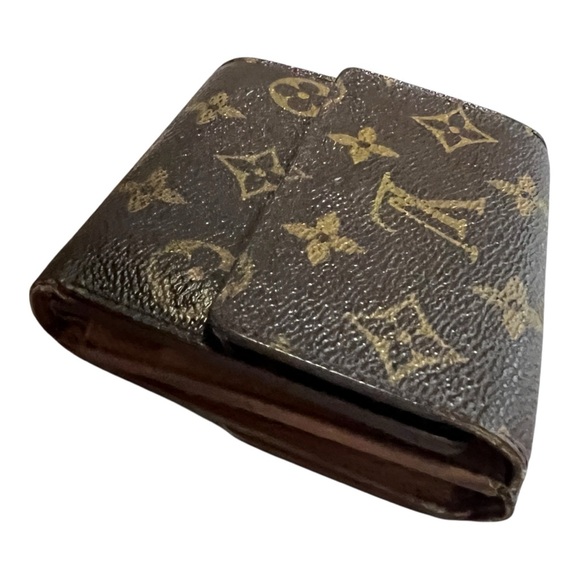Louis Vuitton Authentic Vintage brown and Gold Monogram Tri-fold Wallet - Picture 5 of 17